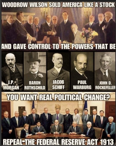 Woodrow Wilson Sold US like a stock