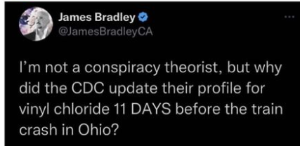 Vinyl Chloride Train CDC