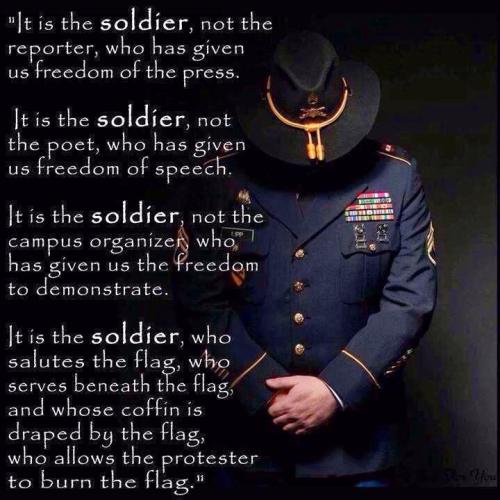 What soldiers do