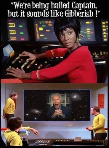 Star Trek Biden gibberish