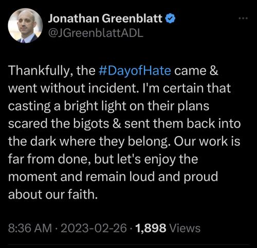 ADL Count your shekels