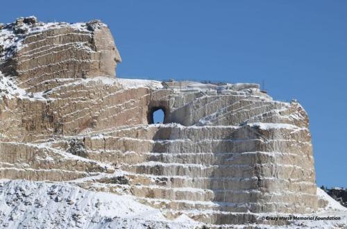 Crazy snow at Crazy Horse