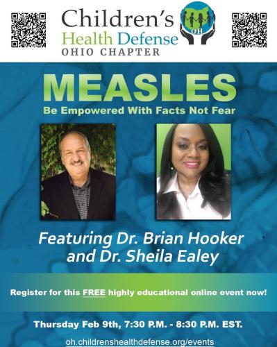 Online Event – February 9, 2023 – Measles – Be Empowered with Facts Not Fear