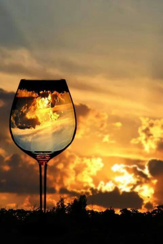 ! Clear Glass reflects Nature