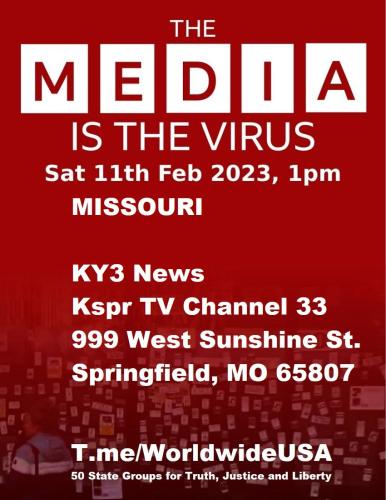Springfield, Missouri - KY3 News - February 11, 2023 - The Media is the Virus