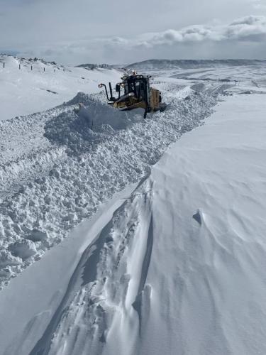 Highway near Hanna Wyoming