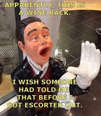 apparently this is a wine rack