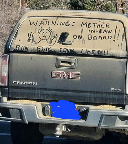 mother in law on board