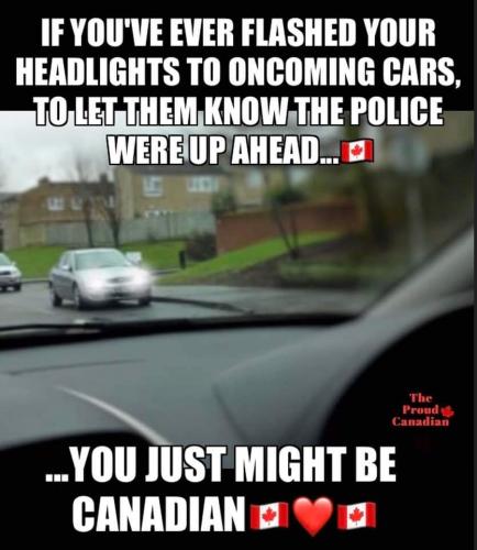 you might be a Canadian