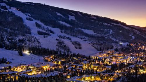 Winter Evening in Vail, Colorado