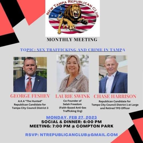 Tampa, Florida - February 27, 2023 - Sex Trafficking and Crimes in Tampa
