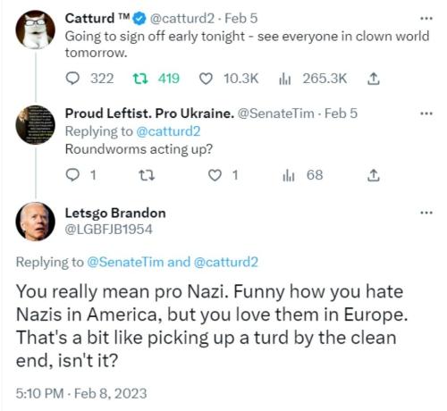 Catturd Leftists and Nazi Lovers