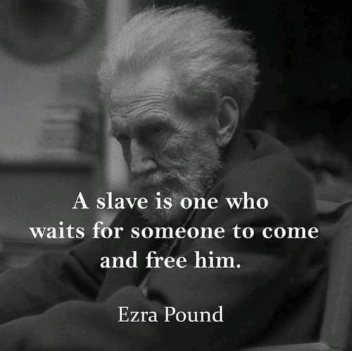 Sound familiar America Ezra Pound on slavery