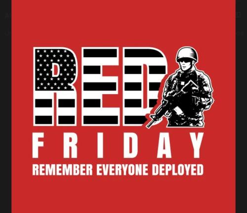 Red Friday - Military Deployed