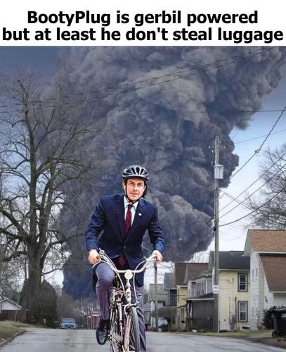 BootyPlug is gerbil powered but at least he doesn't steal luggage