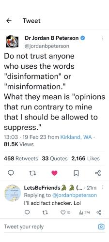 Peterson truths