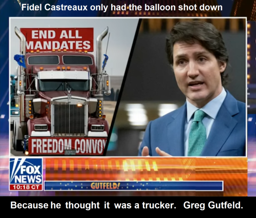 he thought it was a trucker