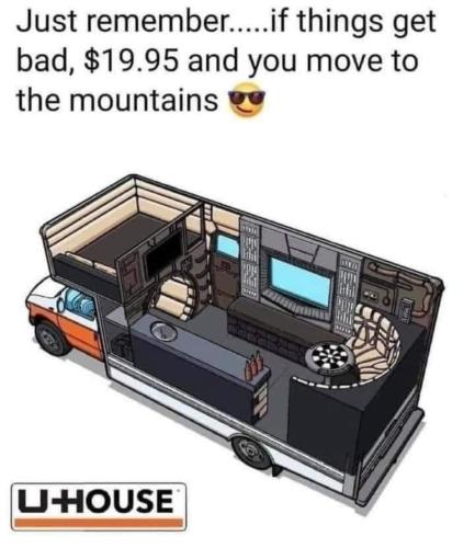 UHaul SHTF bugout house