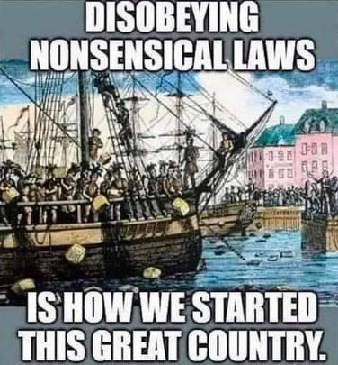 disobeying nonsensical laws