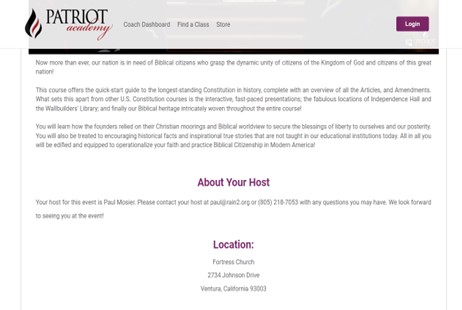 February 13 - April 3, 2023 - Biblical Citizenship