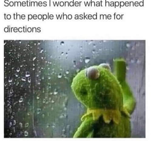 asked me for directions