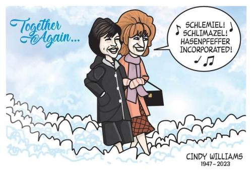 Cindy Williams goes home