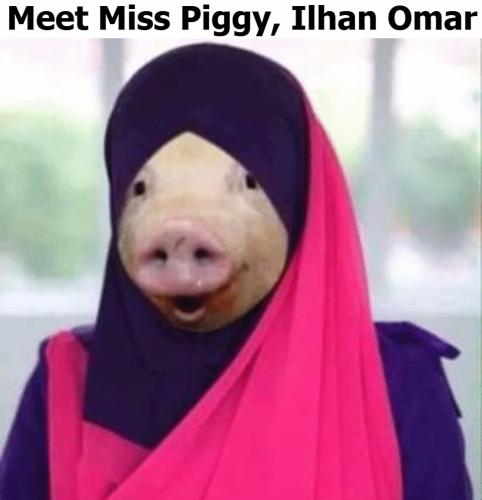 MIss Piggy Ilhan Omar
