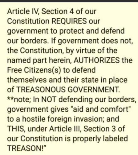Constitution and borders
