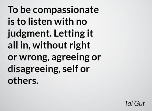 1B-Listen Without Judgment