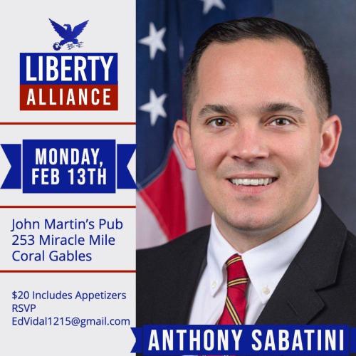 Coral Gables, Florida - February 13, 2023 - Anthony Sabatini