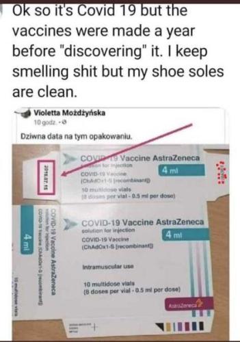 Covid 19 vax created before being discovered