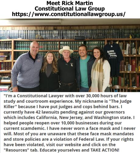 Meet Rick Martin Constitutional Law group