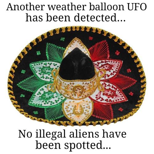sombrero weather balloon