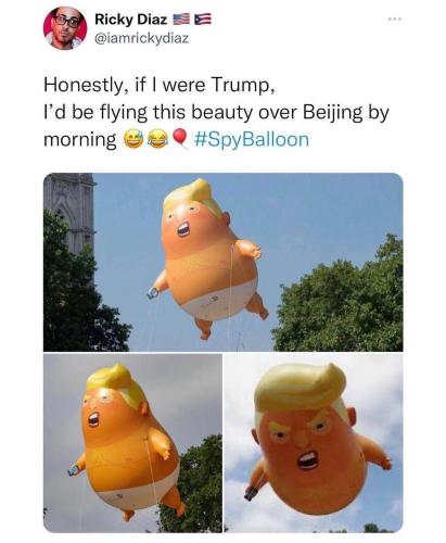 Trump balloon
