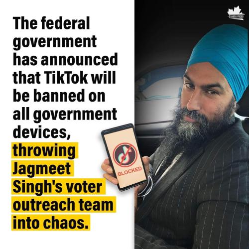 tiktok ban for Singh