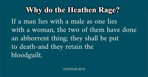 Why do the Heathen Rage