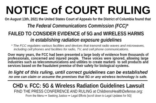 CDC failed 5G Safety Guidelines