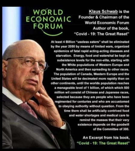 Klaus Schwab - the face of evil