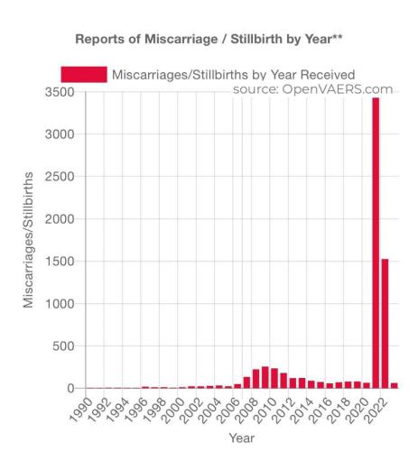 miscarriages by year