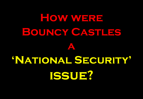 bouncy castles