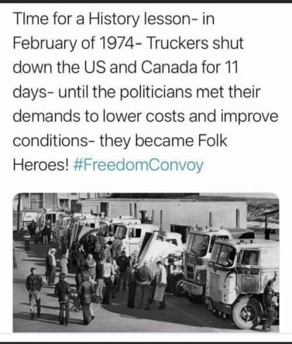 trucker strike 1974