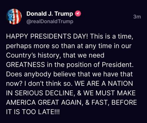Presidents Day 1