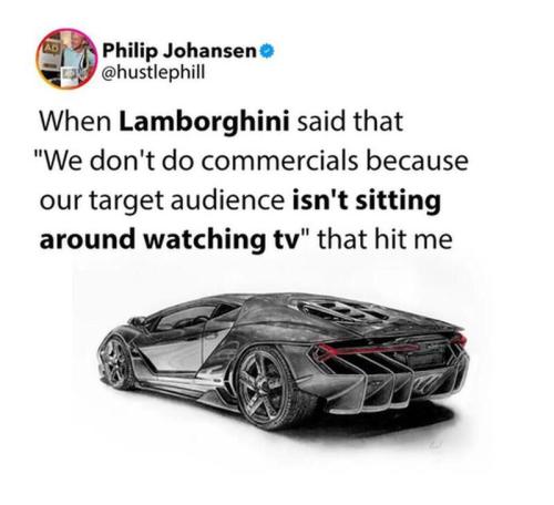 Lamborghini-We Don't Do Commercials