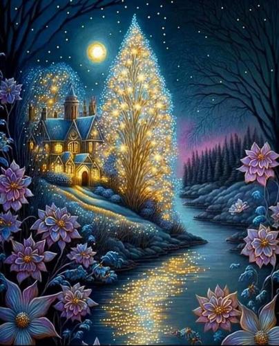 Magical river cottage