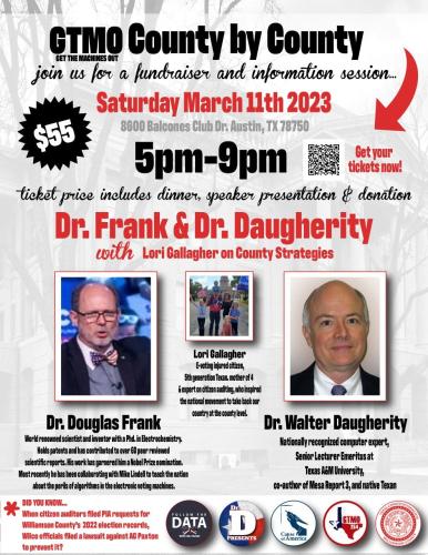 Austin, Texas - March 11, 2023 - Get the Voting Machines Out Fundraiser-