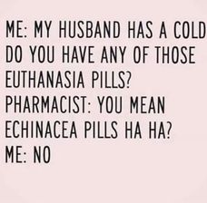 husband has a cold