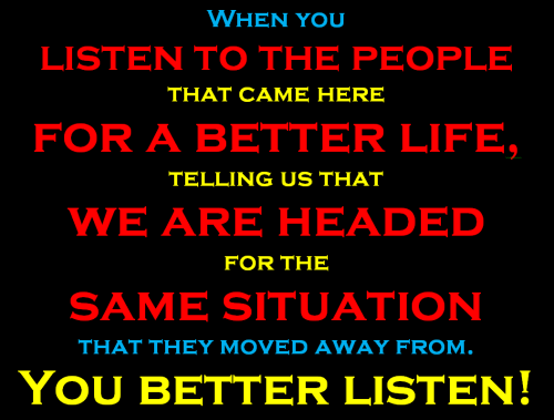 when you listen to people