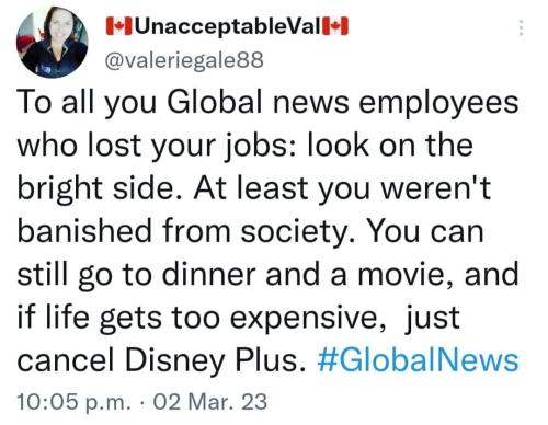 Global layoffs