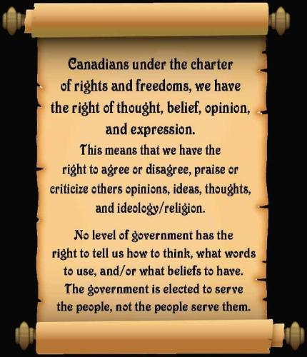 Canada 1aa - Charte of rights