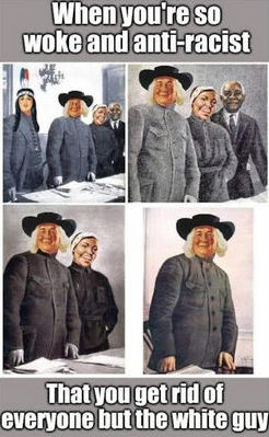 delete everyone but the white guy